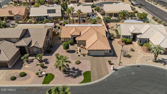 drone / aerial view featuring a residential view