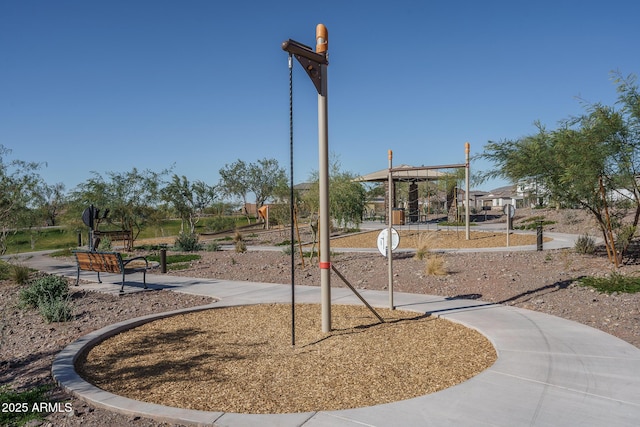 surrounding community featuring a playground