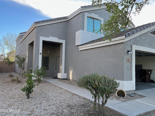 view of entrance to property