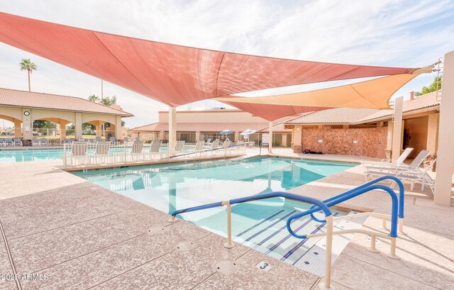 347 Leisure World, Mesa, AZ 85206 - community pool featuring a patio area