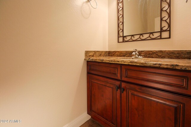 tiled empty room with ceiling fan