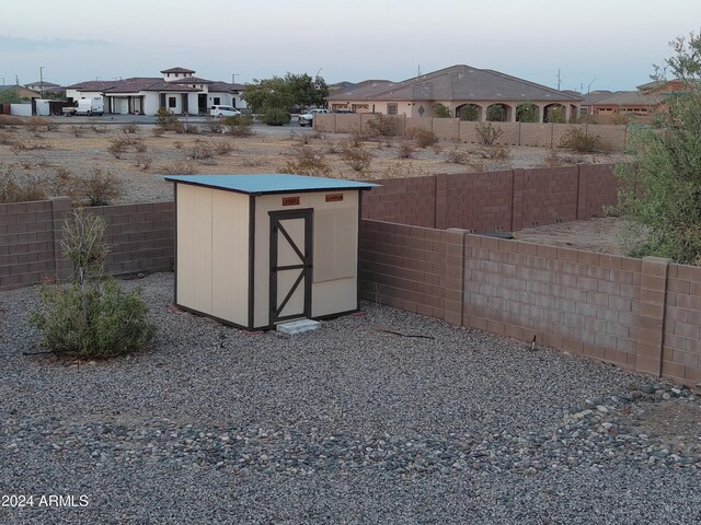 view of outdoor structure