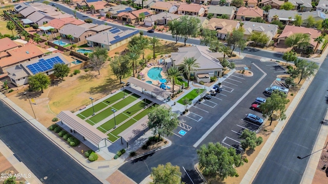 birds eye view of property featuring a residential view