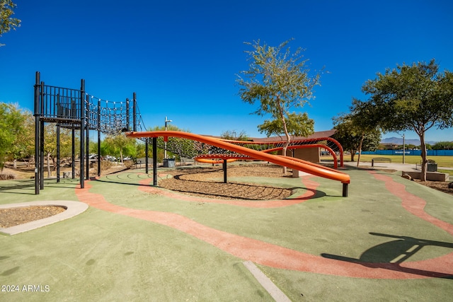 view of play area