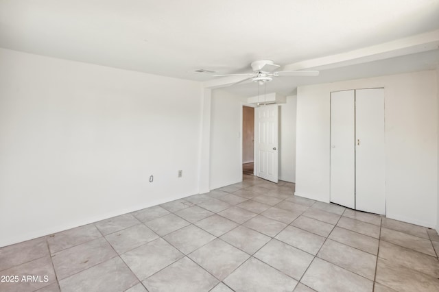 4441 S 8th St, Phoenix, AZ 85040 - unfurnished bedroom featuring a closet and a ceiling fan