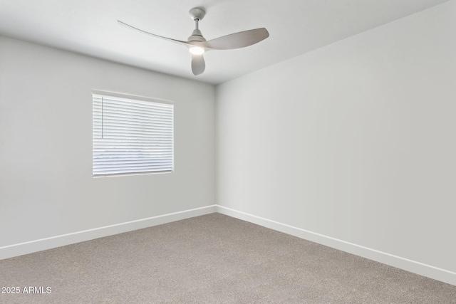 2129 W Indianola Ave, Phoenix, AZ 85015 - carpeted spare room featuring baseboards and ceiling fan
