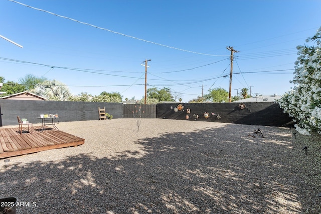 2129 W Indianola Ave, Phoenix, AZ 85015 - fenced backyard featuring a deck