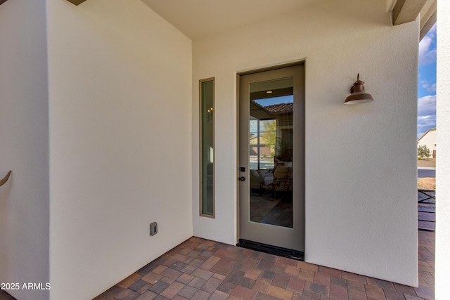 3281 Maverick Dr, Wickenburg, AZ 85390 - property entrance featuring stucco siding