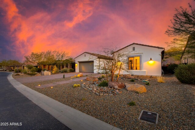 3281 Maverick Dr, Wickenburg, AZ 85390 - mediterranean / spanish house featuring driveway and stucco siding