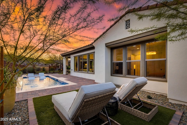 3281 Maverick Dr, Wickenburg, AZ 85390 - exterior space with a fenced in pool and a fenced backyard