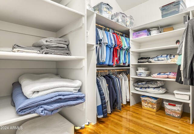 4371 E Savannah Cir, Flagstaff, AZ 86004 - walk in closet with wood finished floors
