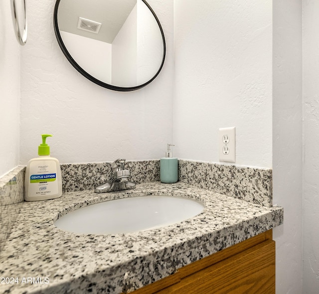 4371 E Savannah Cir, Flagstaff, AZ 86004 - bathroom featuring visible vents and vanity