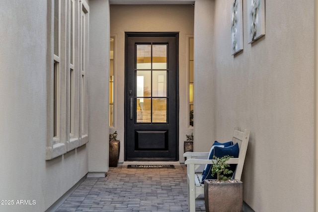 1145 E Gleneagle Dr, Chandler, AZ 85249 - doorway to property featuring stucco siding