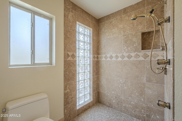 6010 E Greenway Ln, Scottsdale, AZ 85254 - bathroom featuring toilet and a tile shower