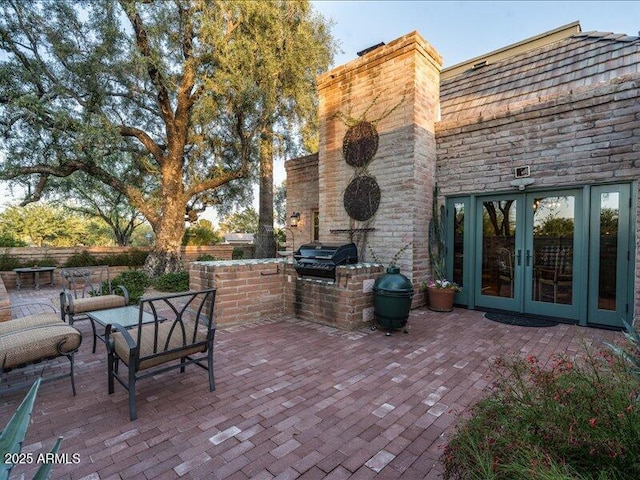 8022 N Ironwood Dr, Paradise Valley, AZ 85253 - view of patio featuring french doors