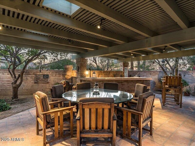 8022 N Ironwood Dr, Paradise Valley, AZ 85253 - view of patio with outdoor dining space