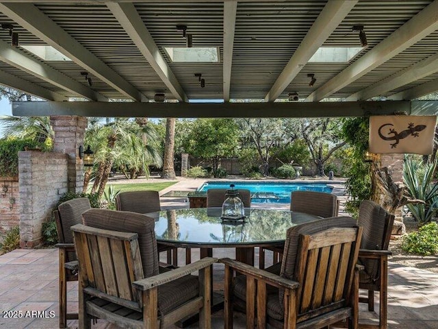 8022 N Ironwood Dr, Paradise Valley, AZ 85253 - fenced backyard featuring outdoor dining space and a patio