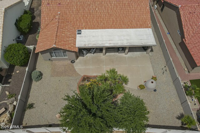 view of subject property