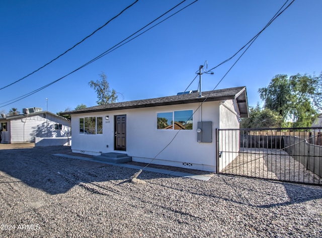 view of front of home