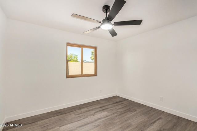 308 W Oraibi Dr, Phoenix, AZ 85027 - unfurnished room featuring wood finished floors and ceiling fan