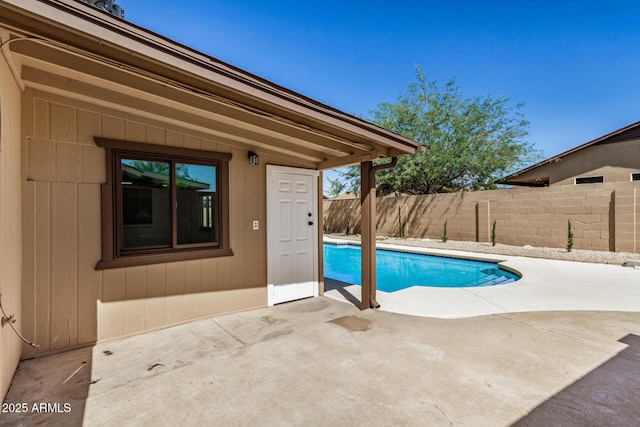 308 W Oraibi Dr, Phoenix, AZ 85027 - view of swimming pool featuring a patio and a fenced backyard