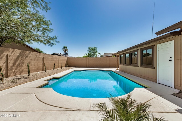308 W Oraibi Dr, Phoenix, AZ 85027 - view of pool featuring a fenced backyard and a patio area