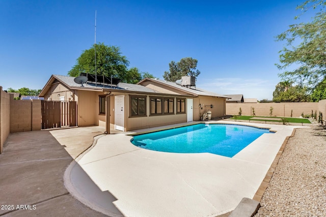308 W Oraibi Dr, Phoenix, AZ 85027 - view of pool featuring a patio area and a fenced backyard