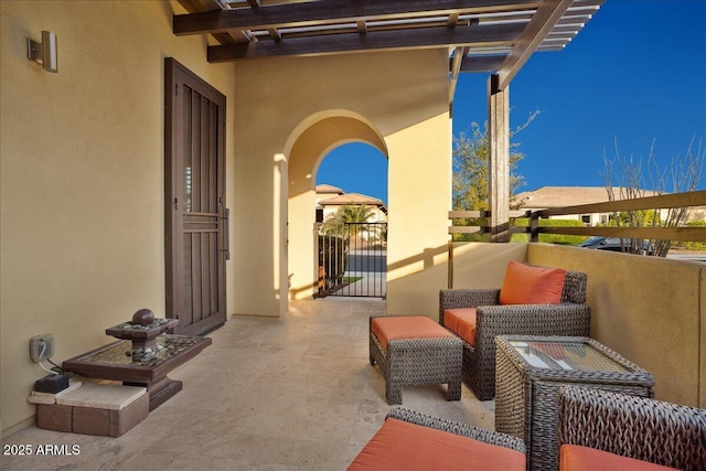 29344 N 132nd Ln, Peoria, AZ 85383 - view of patio featuring a pergola