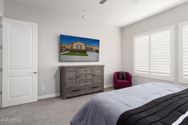 29344 N 132nd Ln, Peoria, AZ 85383 - carpeted bedroom with baseboards and ceiling fan