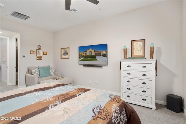 29344 N 132nd Ln, Peoria, AZ 85383 - carpeted bedroom with baseboards and ceiling fan