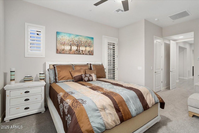 29344 N 132nd Ln, Peoria, AZ 85383 - carpeted bedroom featuring ceiling fan, recessed lighting, and baseboards