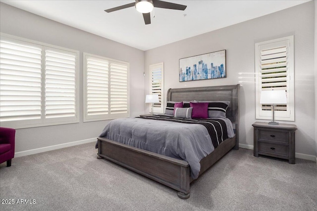 29344 N 132nd Ln, Peoria, AZ 85383 - bedroom with baseboards, carpet, and ceiling fan