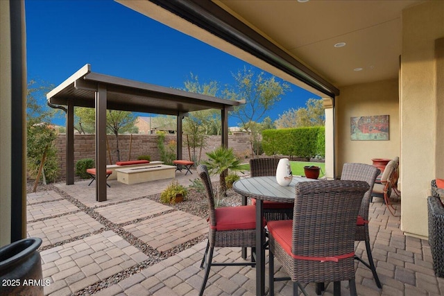 29344 N 132nd Ln, Peoria, AZ 85383 - view of patio with a fenced backyard