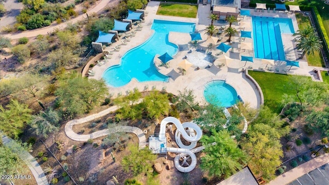 29344 N 132nd Ln, Peoria, AZ 85383 - aerial view of property's location with a pool area