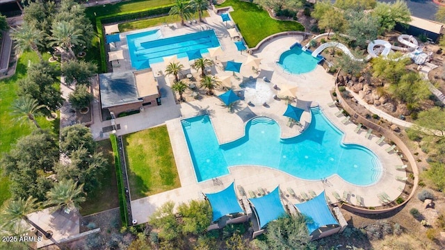 29344 N 132nd Ln, Peoria, AZ 85383 - aerial view of a pool area