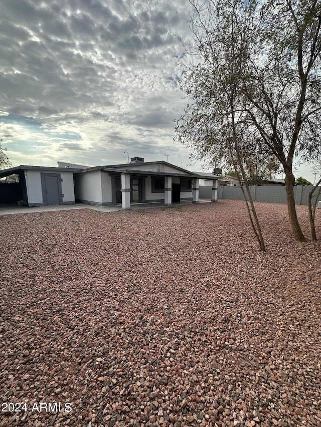 view of ranch-style house