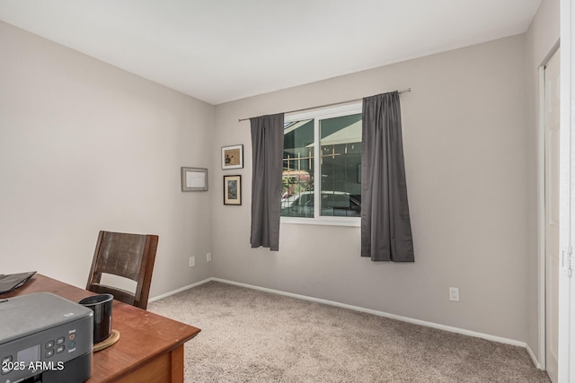 3741 W Poinsettia Dr, Phoenix, AZ 85029 - office area featuring carpet flooring and baseboards