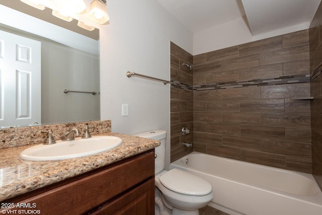 3741 W Poinsettia Dr, Phoenix, AZ 85029 - full bath with toilet, vanity, and washtub / shower combination