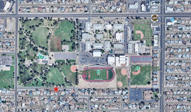 3741 W Poinsettia Dr, Phoenix, AZ 85029 - aerial view of property's location