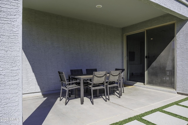 view of patio / terrace with outdoor dining space