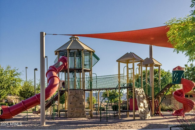 view of communal playground