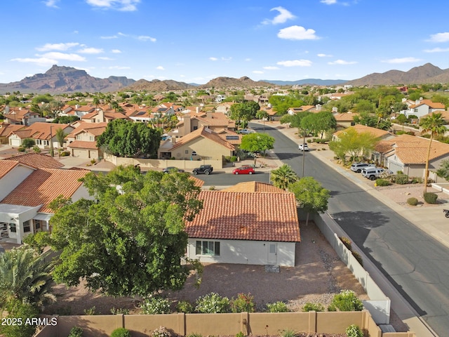 6145 E Snowdon St, Mesa, AZ 85215 - aerial perspective of suburban area featuring a mountain backdrop