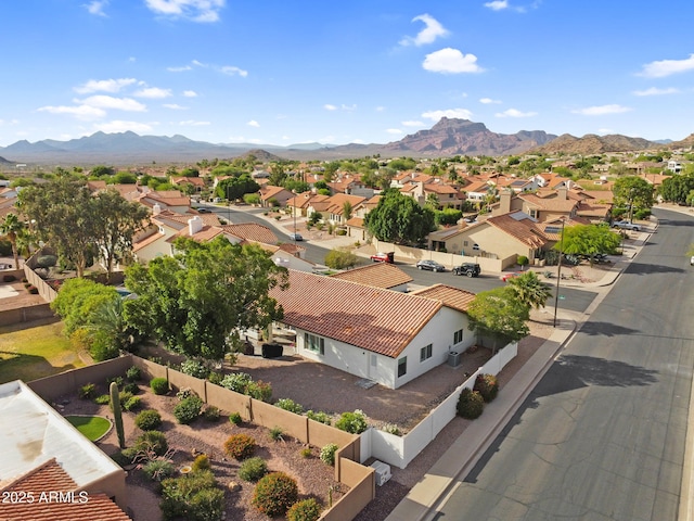 6145 E Snowdon St, Mesa, AZ 85215 - aerial view of residential area featuring a mountainous background