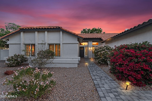 6145 E Snowdon St, Mesa, AZ 85215 - mediterranean / spanish home with stucco siding and a tile roof
