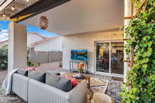 6145 E Snowdon St, Mesa, AZ 85215 - view of patio featuring outdoor lounge area