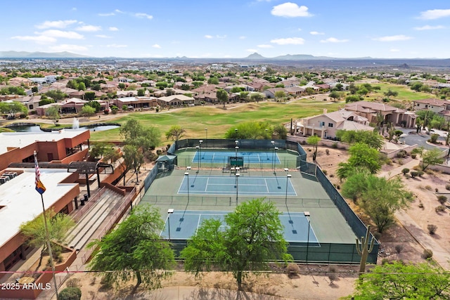 6145 E Snowdon St, Mesa, AZ 85215 - aerial view of residential area with mountains and a local golf course