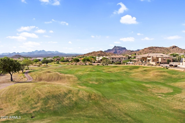 6145 E Snowdon St, Mesa, AZ 85215 - view of mountain backdrop featuring a golf course and nearby suburban area