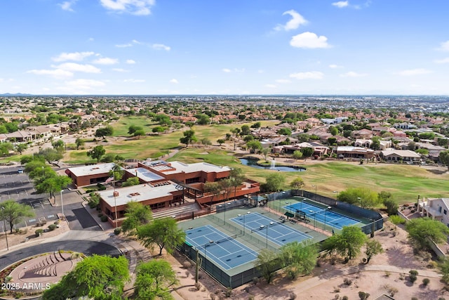 6145 E Snowdon St, Mesa, AZ 85215 - aerial perspective of suburban area with a local golf course and a large body of water