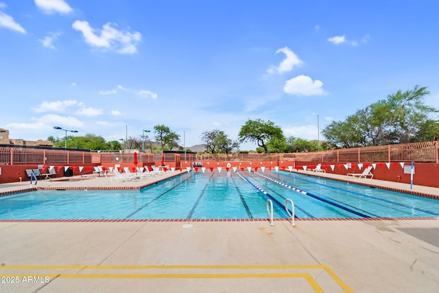 6145 E Snowdon St, Mesa, AZ 85215 - community pool with a patio area