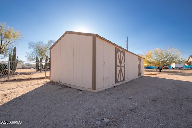 view of outbuilding